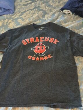 Champion Syracuse Orange Dark Gray T‑Shirt with Orange Logo